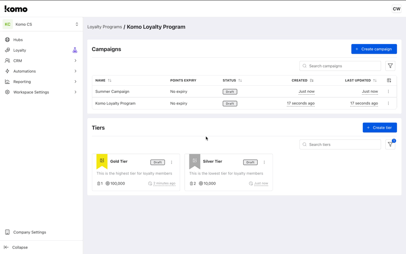 Loyalty: step 4 — Step 4: Publish your loyalty program
