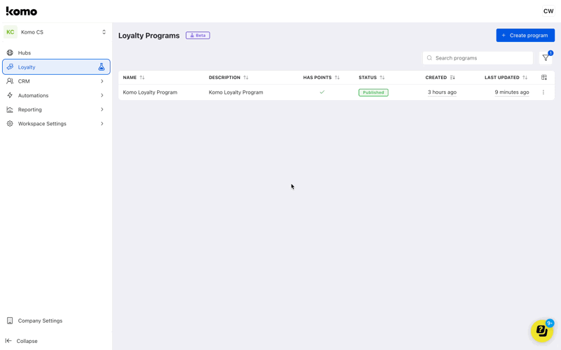 Loyalty: step 5 — Step 5: Enable loyalty in contact profiles