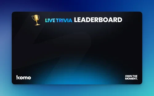 Data Feed Live Trivia 1