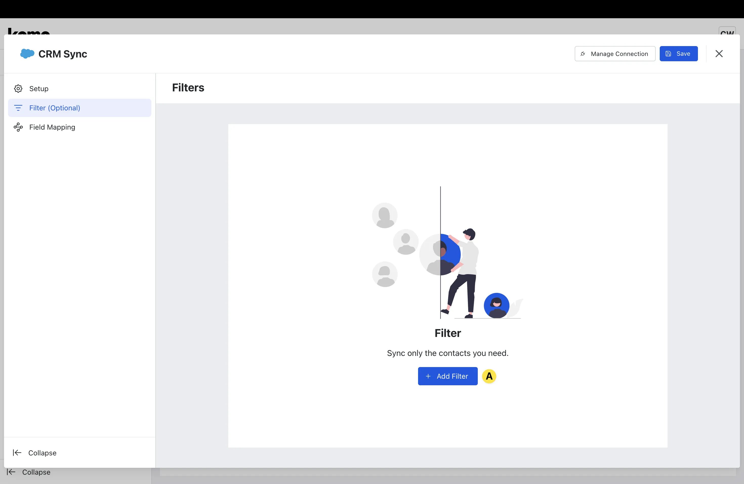 Salesforce Marketing Cloud CRM sync: configuring sync setup and field matching