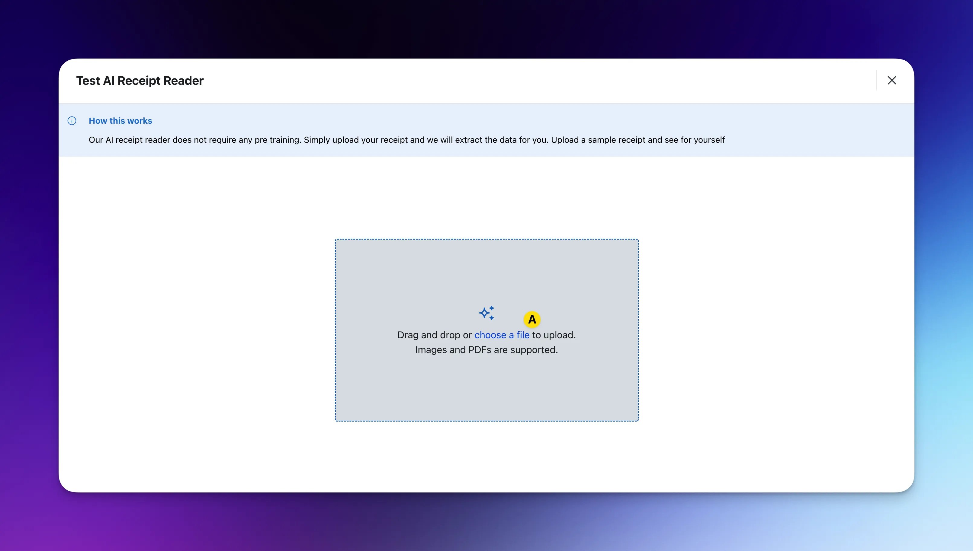 Auto Receipt Validation: step 3 — Step 4: Test the AI Reader