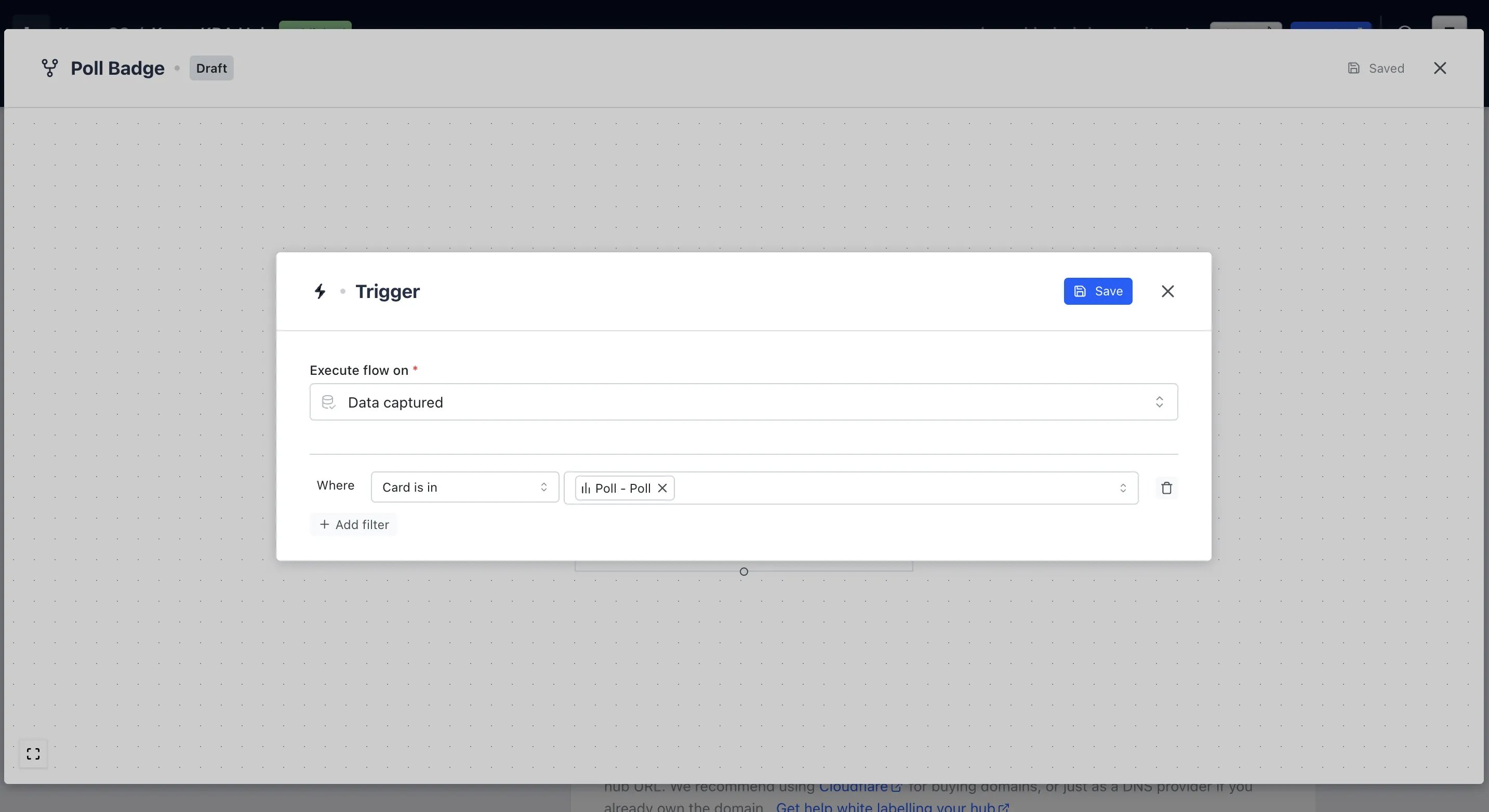 Badges and Workflows: option b — Step 7: Create Workflows to Award Badges