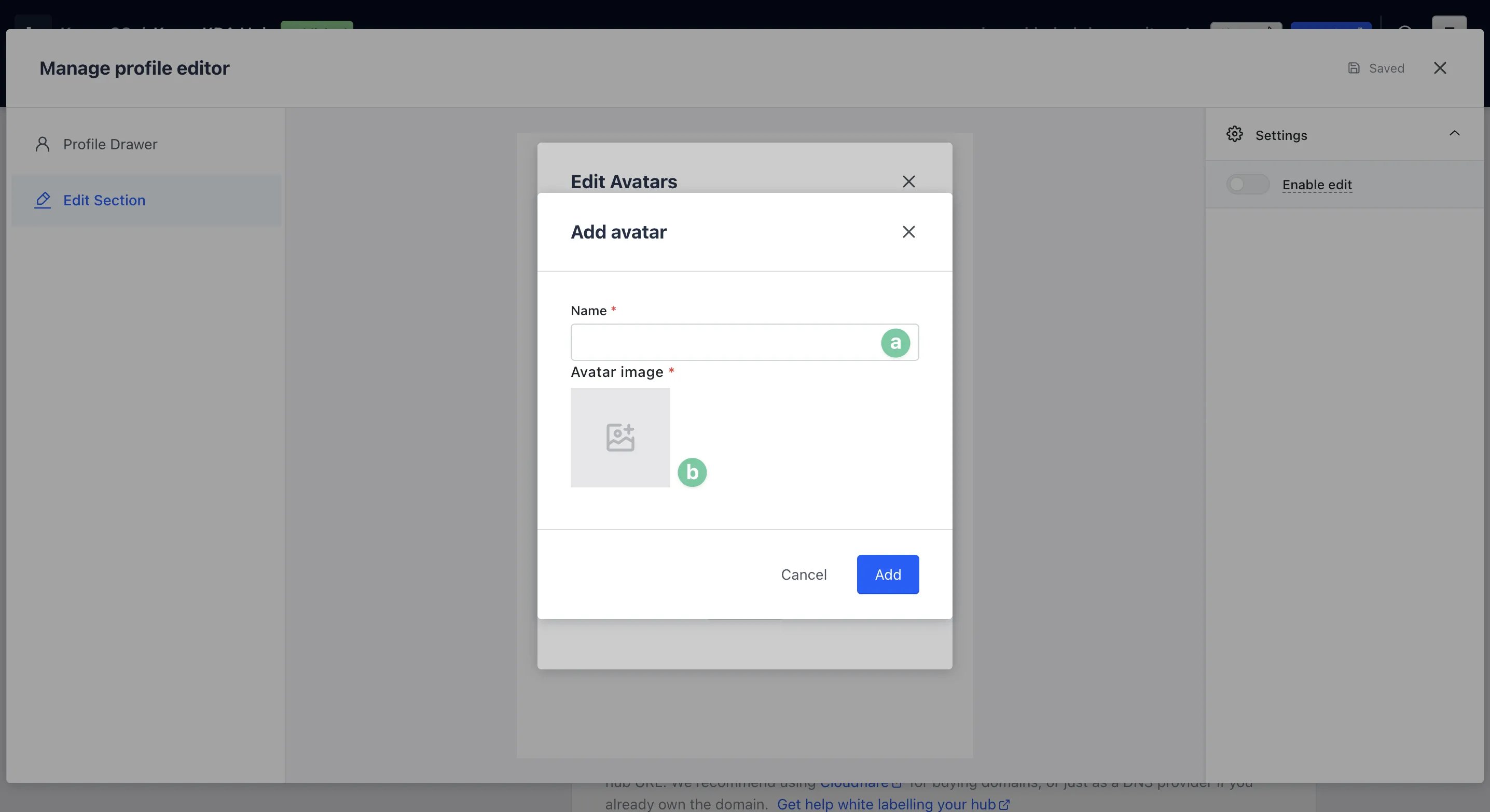 Badges and Workflows: step 8: Enable & Configure Profiles (Optional)