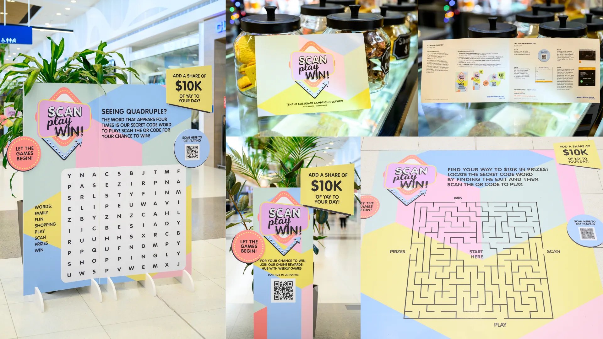 Best of the Best: Shopping Centre Activations: scan, Play, Win!