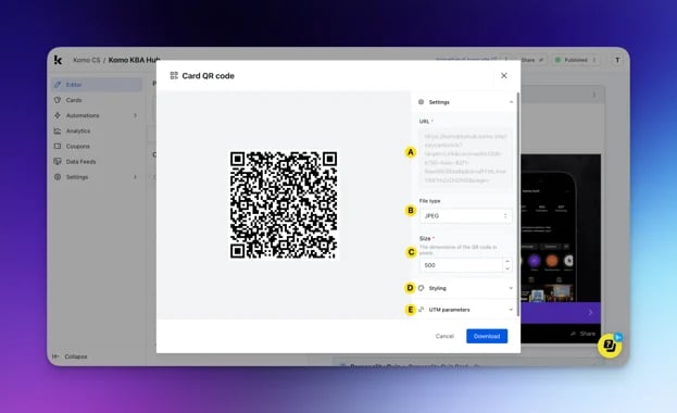 Card Sharing: option c — Step 3: Select your sharing option
