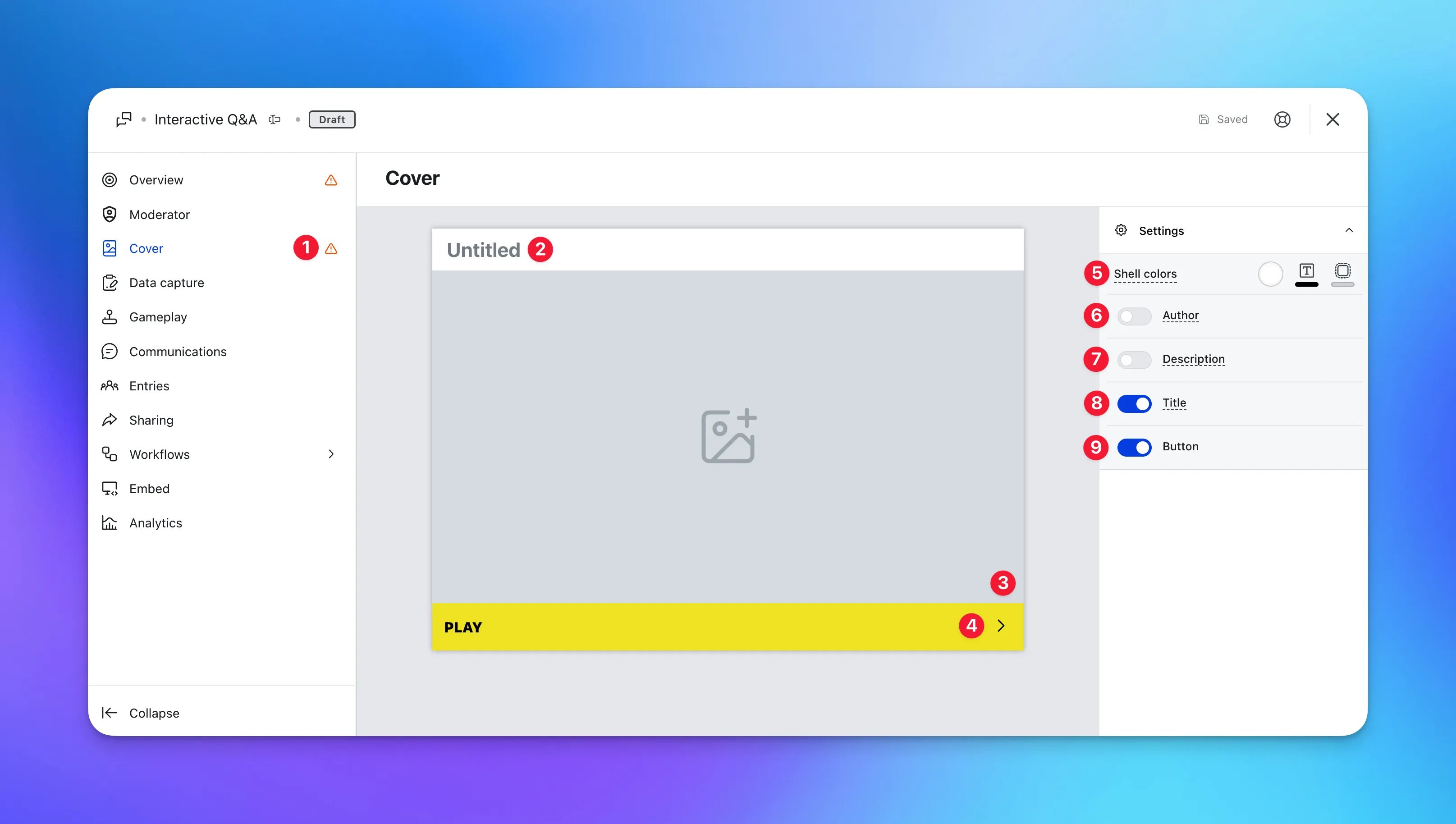 Interactive Q&A: step 2 — Step 2: Add a Cover image