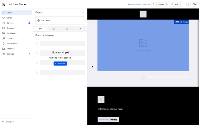Komo AI (Kai): step 1 — Step 1: Enable Kai across your organization