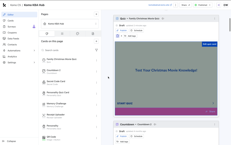 Komo AI (Kai): option c — Step 6: Generate creative ideas and campaigns with Kai (optional)