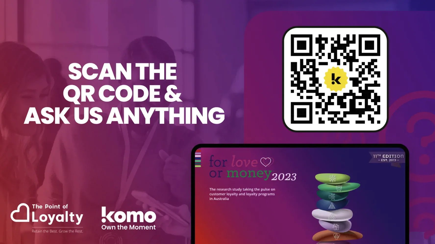 Live Data Feeds: komo Joyalty event promotional Data Feed