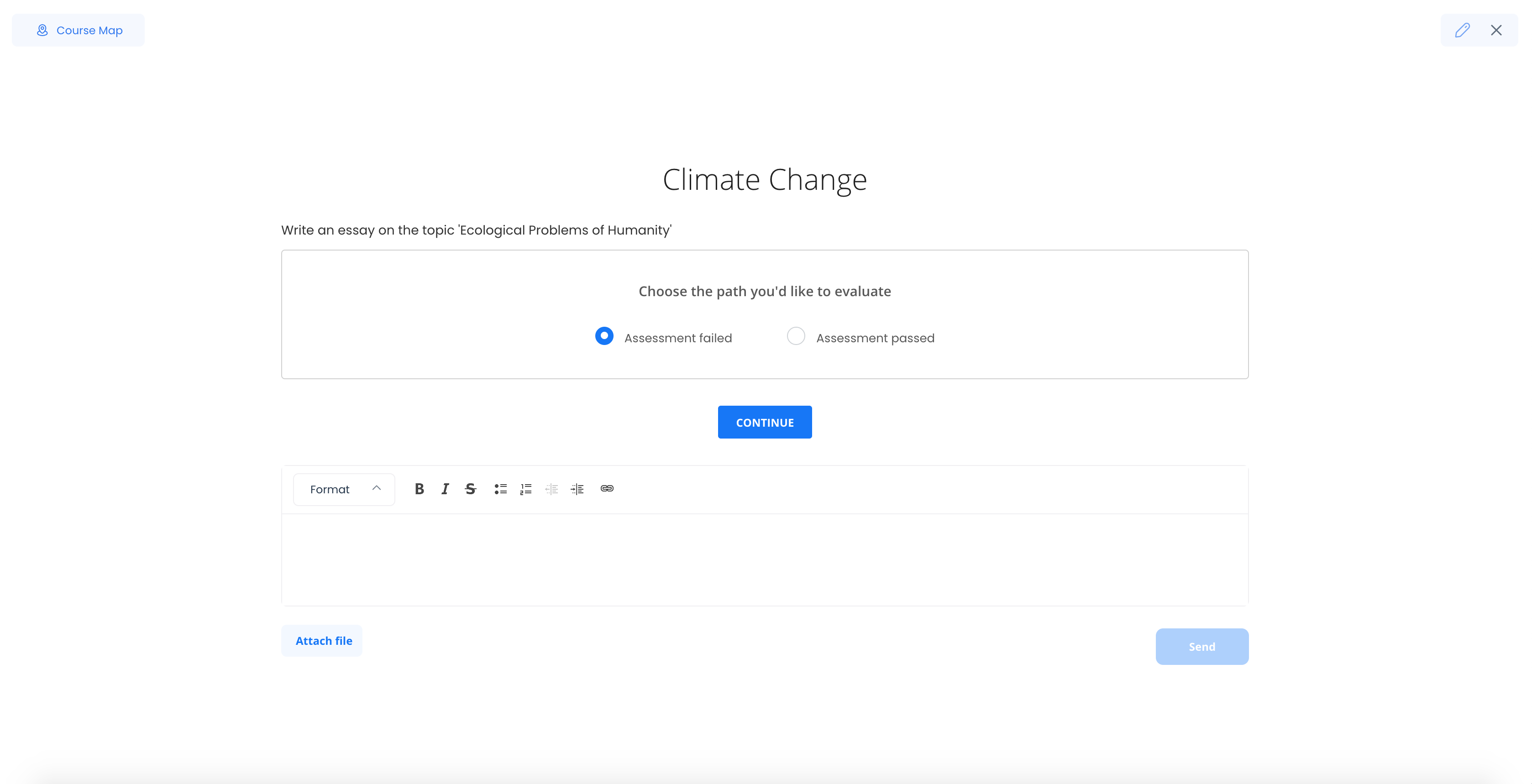 Preview mode for expert-graded assessment