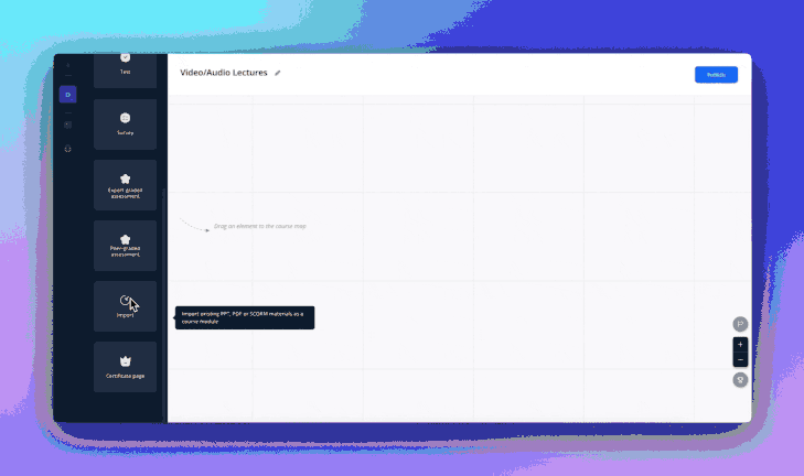 Creating video lectures from existing content
