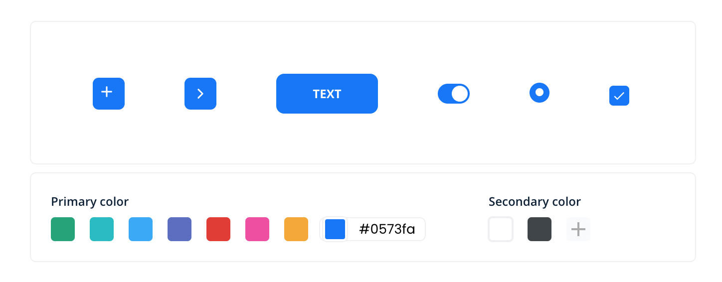 Control color customization