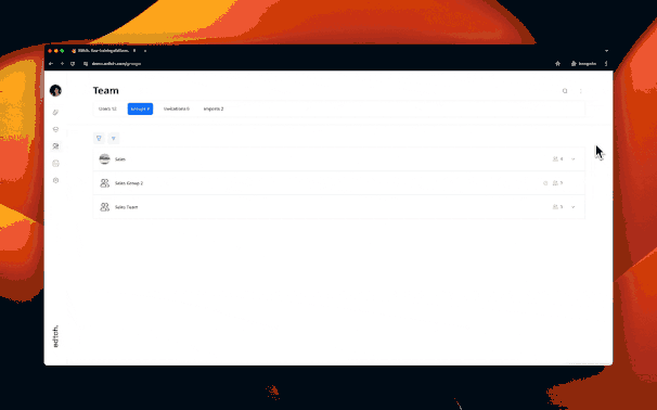 Creating a new group