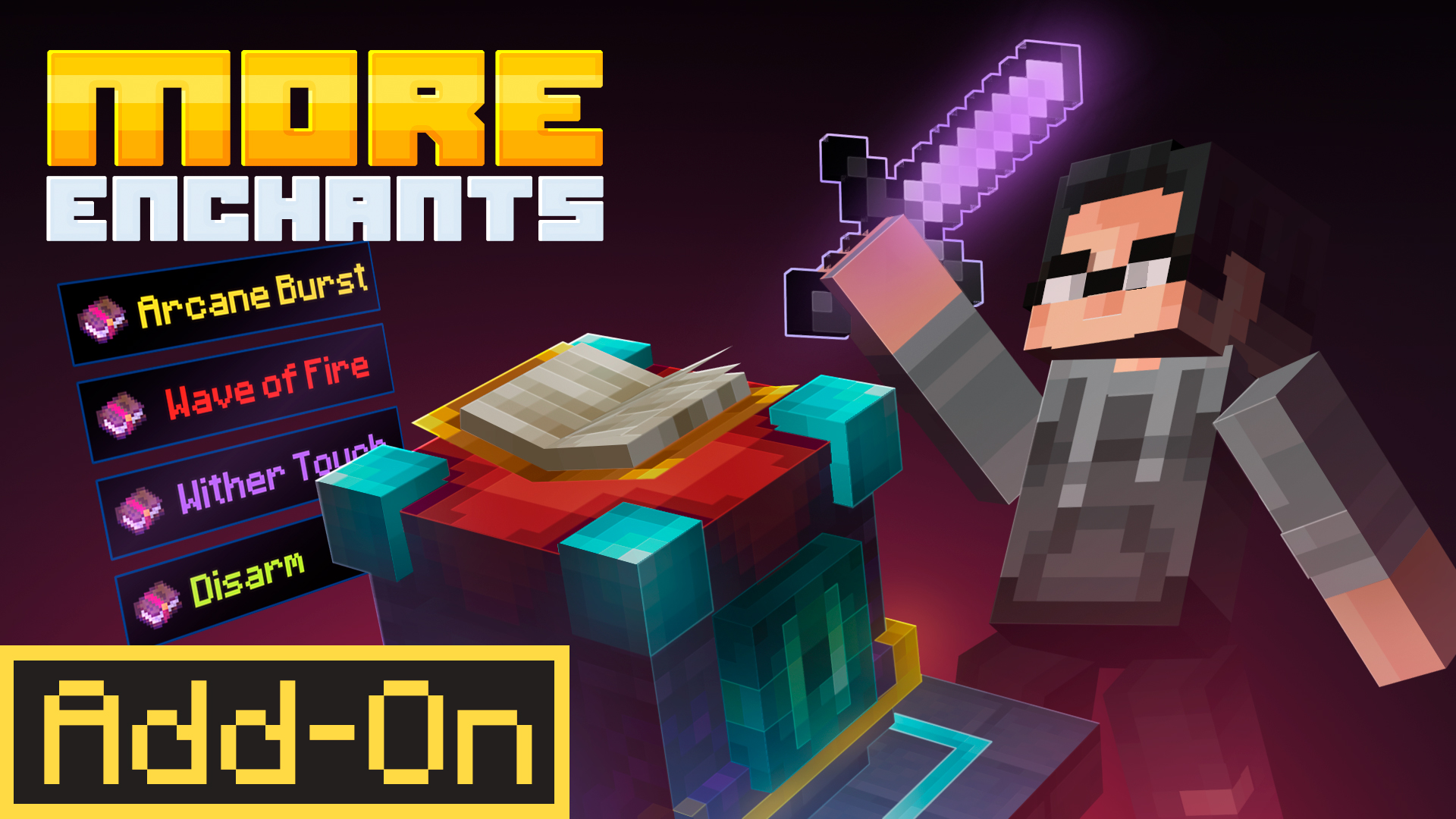 More Enchants Add-On key art