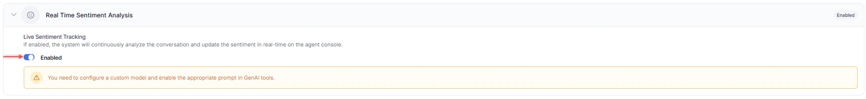 Real-Time Sentiment Analysis Toggle