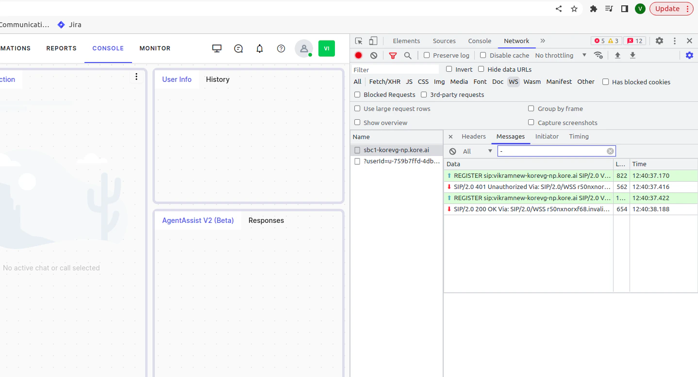 Websocket Connection