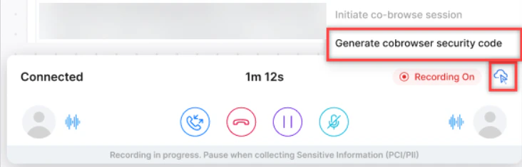 Generate Co-Browse Code