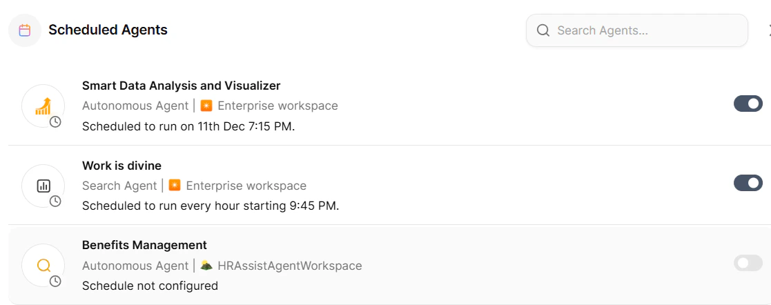 Managing All Schedulers