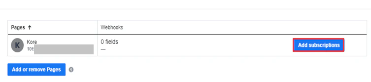Facebook add subscriptions