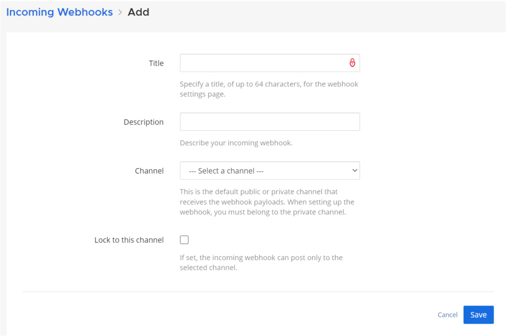 choose default channel