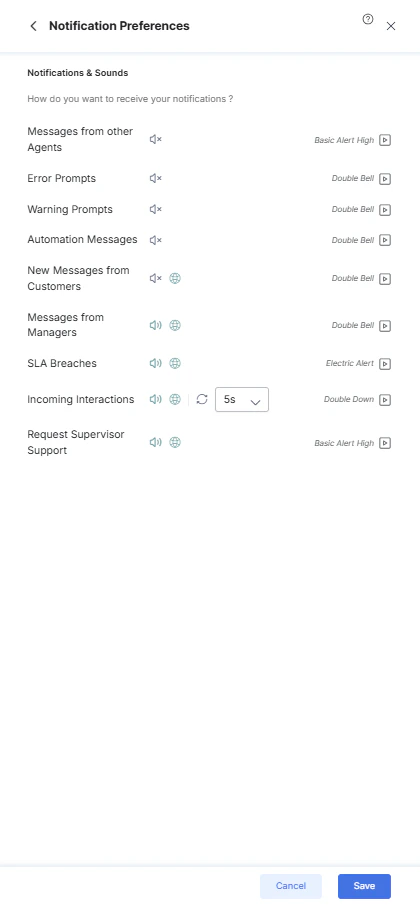 Notification Preferences