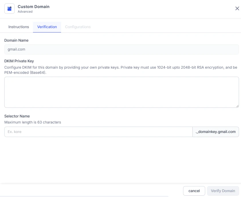 Advanced Custom Domain