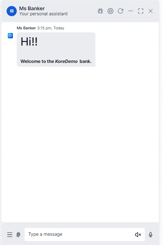 Plain text user prompt - Runtime