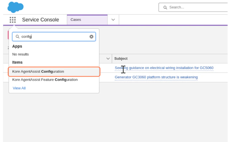 kore-aa-configuration
