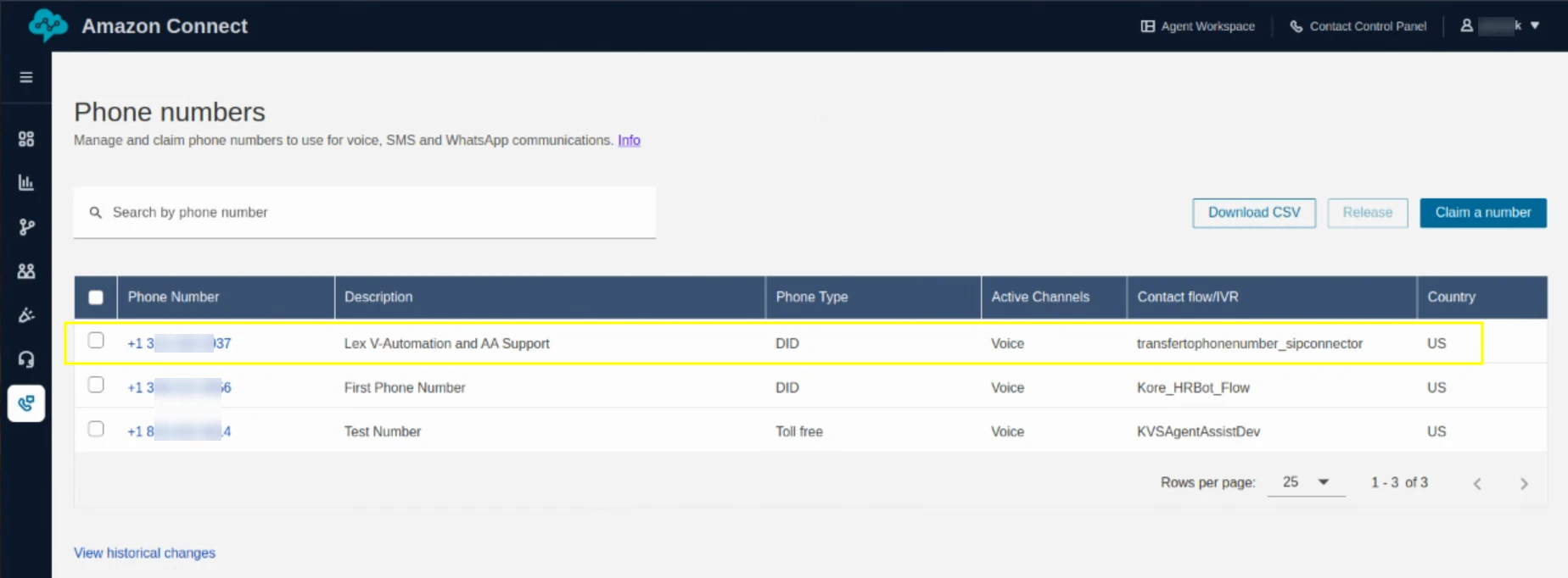 amazon-connect-number