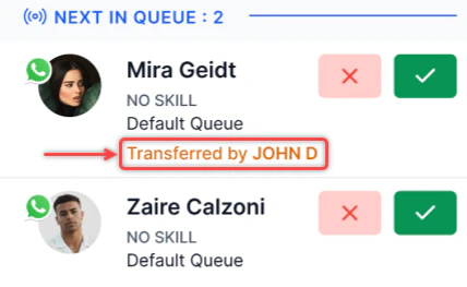 Transferred Conversation