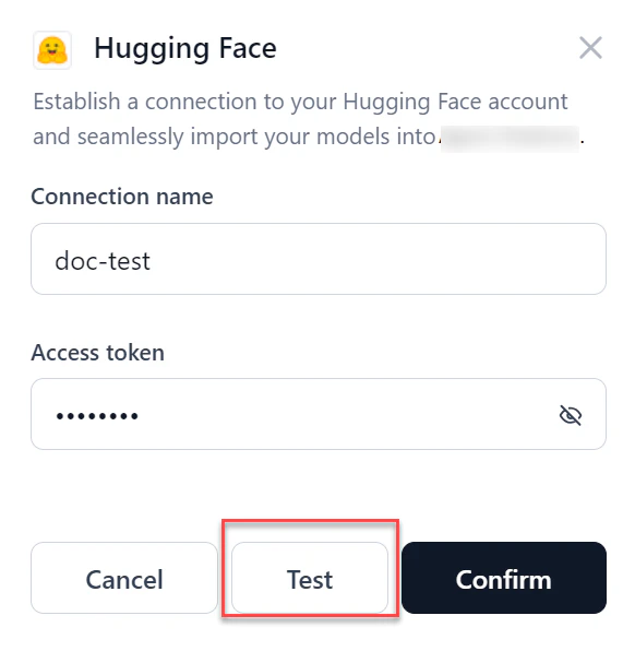 Test Hugging Face Connection