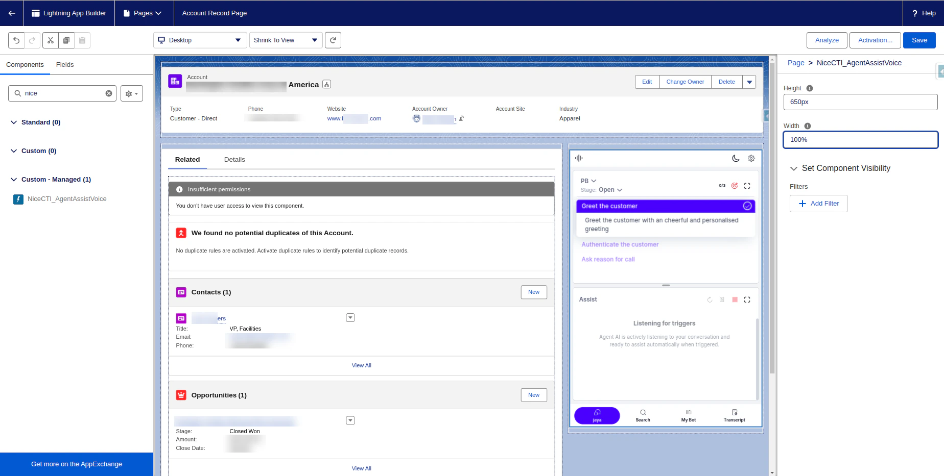 account-object-layout