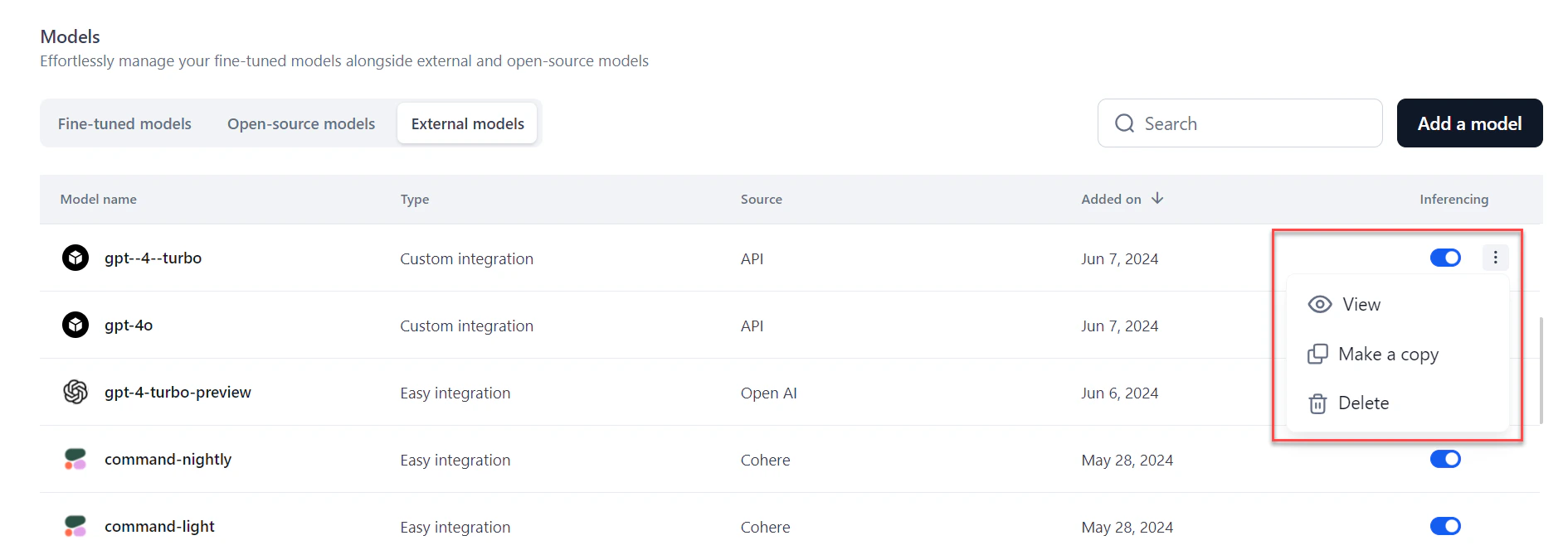 Three Dots Icon Options