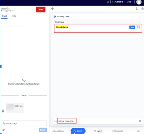 None Search AI Config