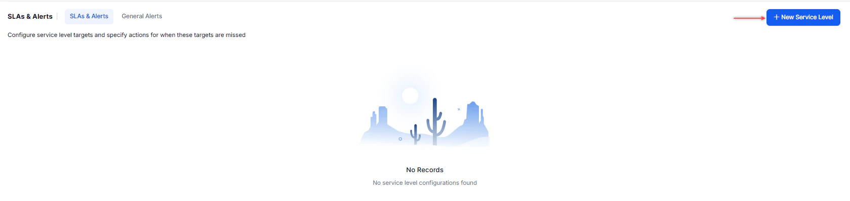 Add New Service Level