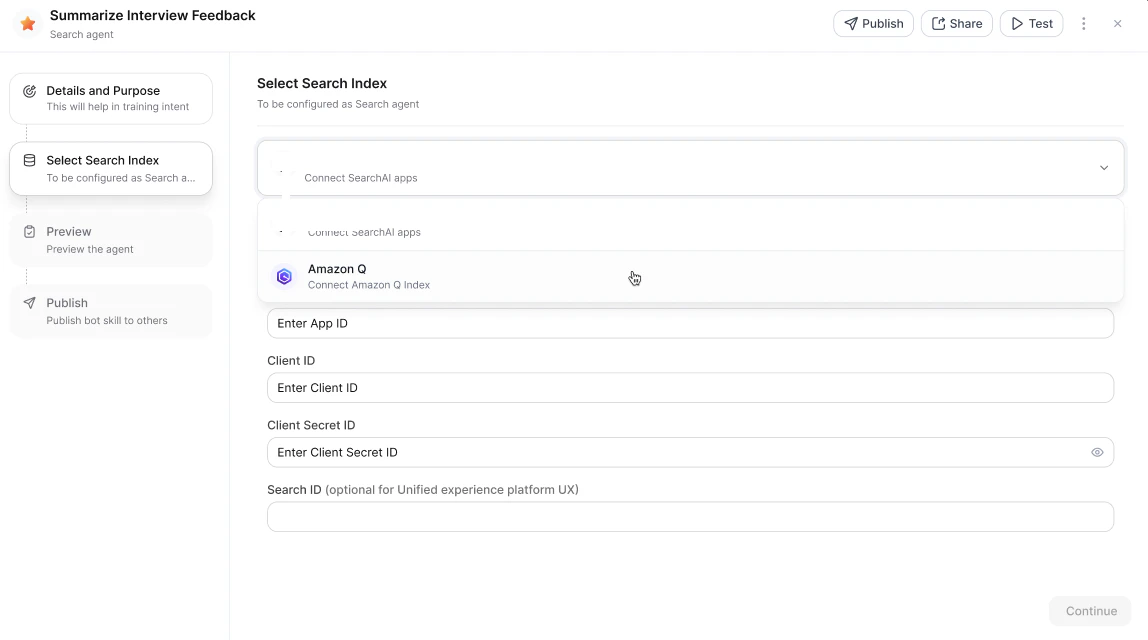 Amazon Q configuration