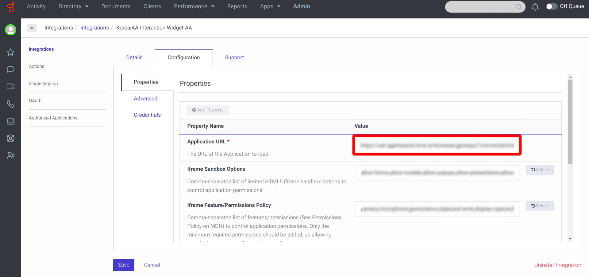 interaction-widget-configuration