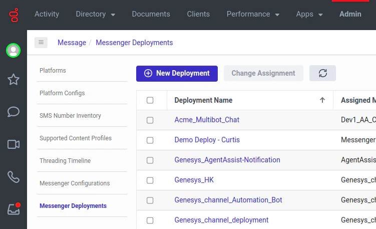 new-messenger-deployment