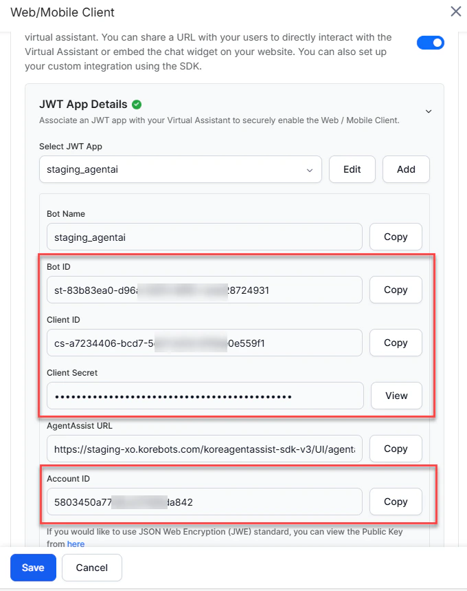 agent-ai-botid-client-id-client-secret