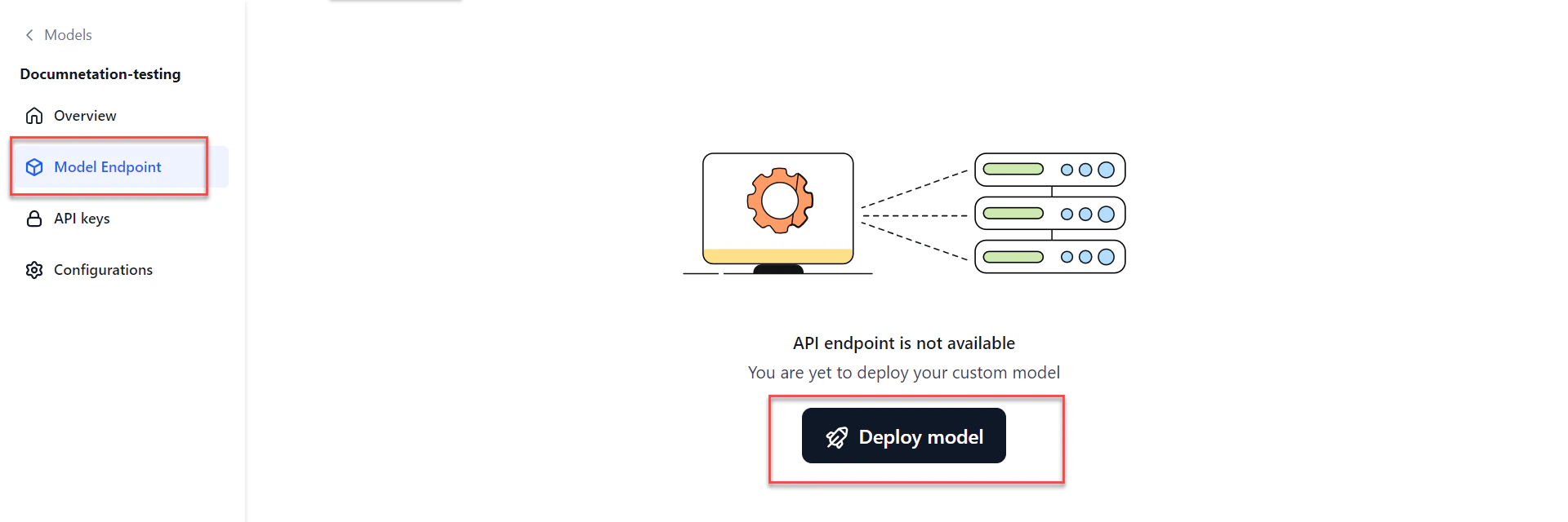 Deploy Fine-Tuned Model from Overview