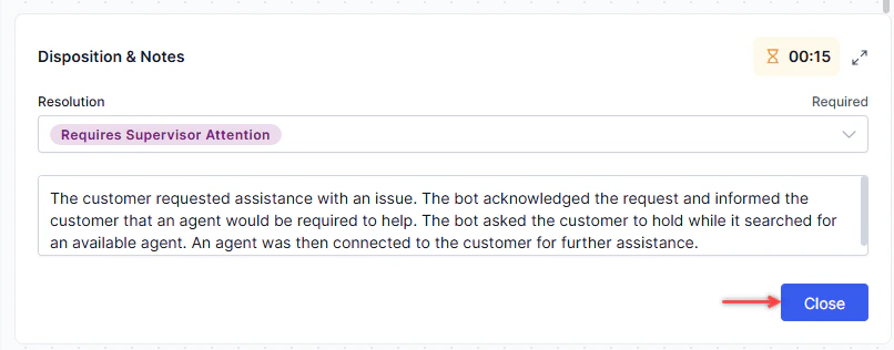 Disposition and Notes