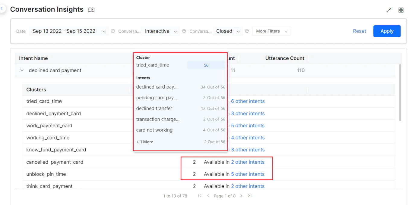 Conversation Insights Toggle