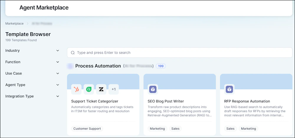 Access the Marketplace