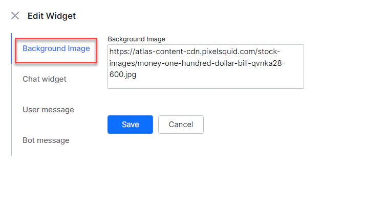 Preview Customization - Background image