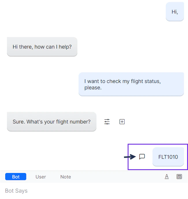 Marked comment on message