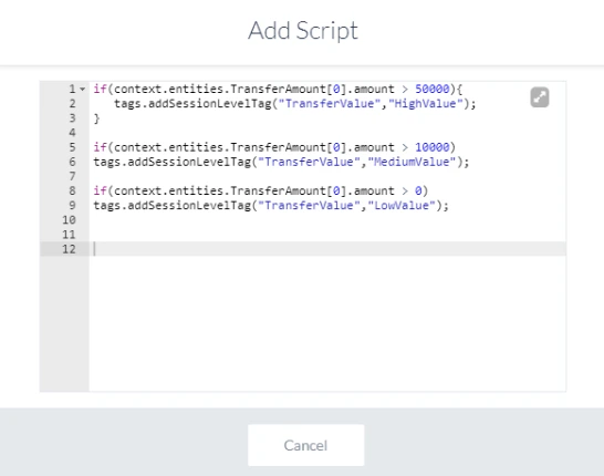 Transfer Funds Add Scripts