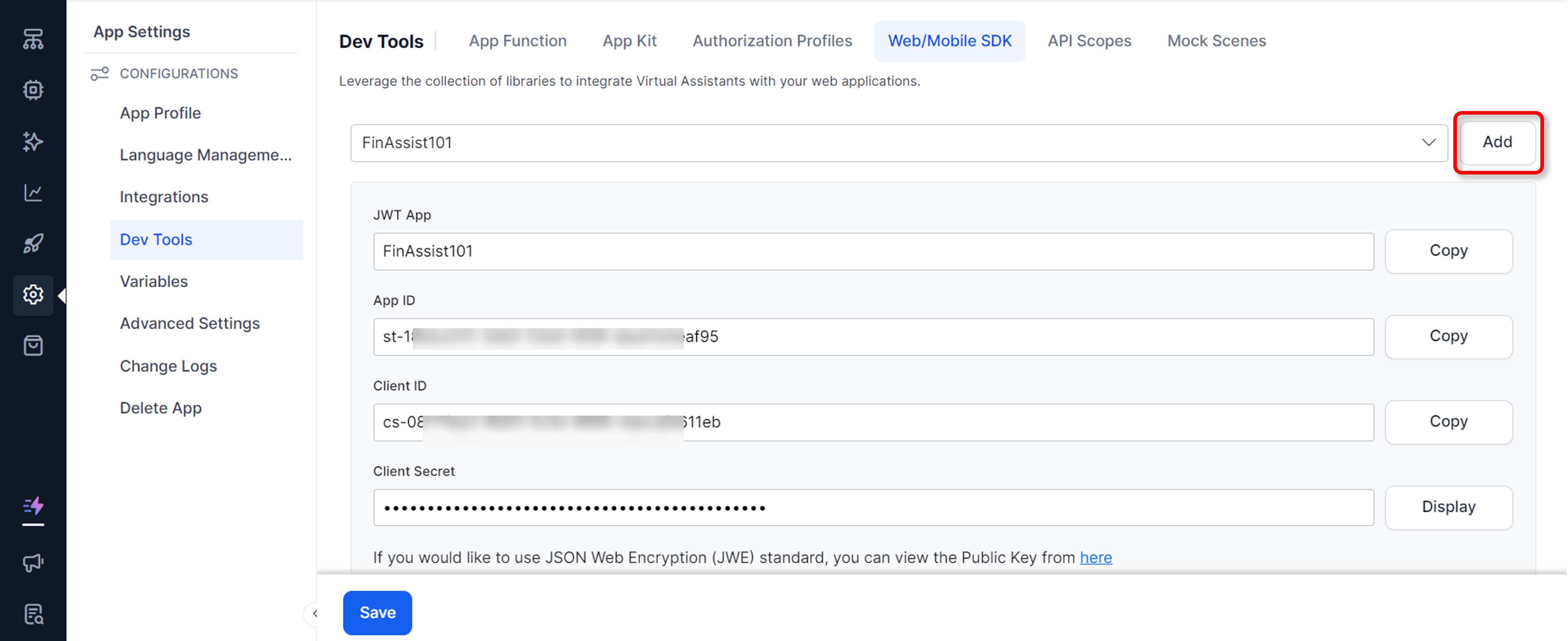 Create a JWT app