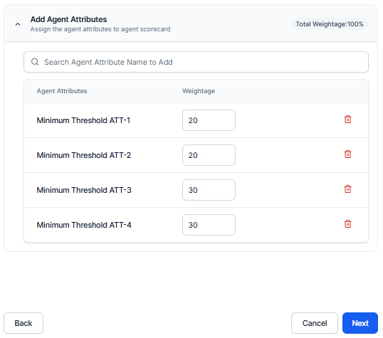 Add Agent Attributes
