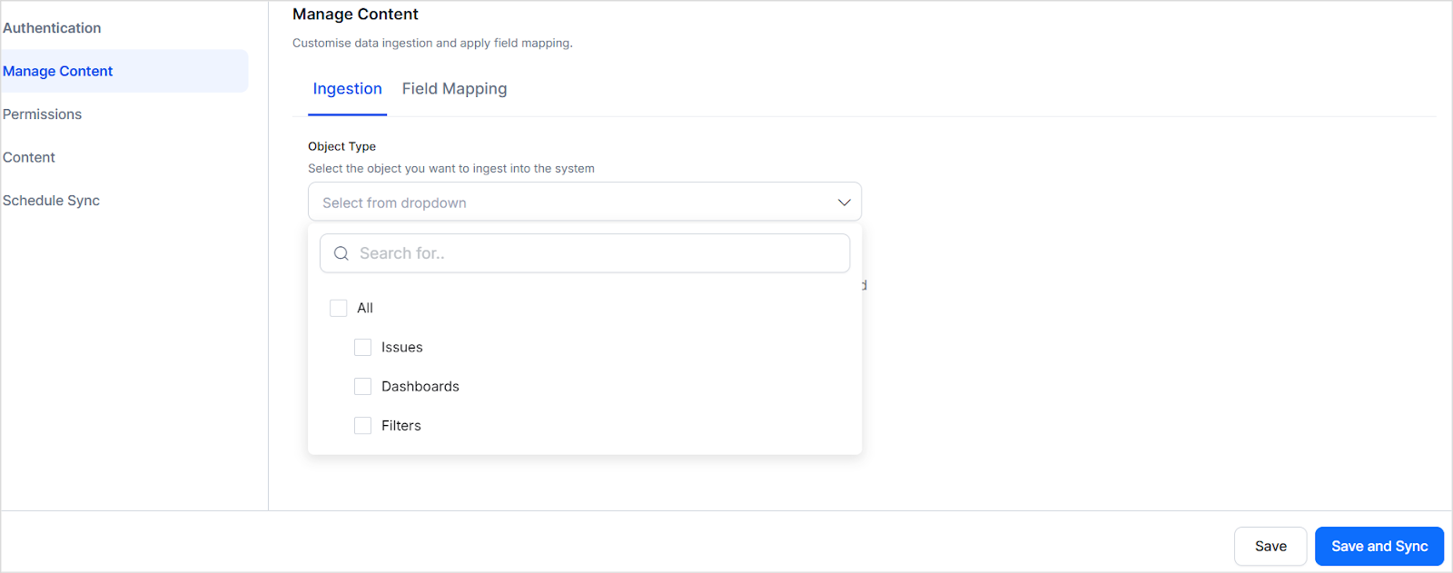 Manage Content