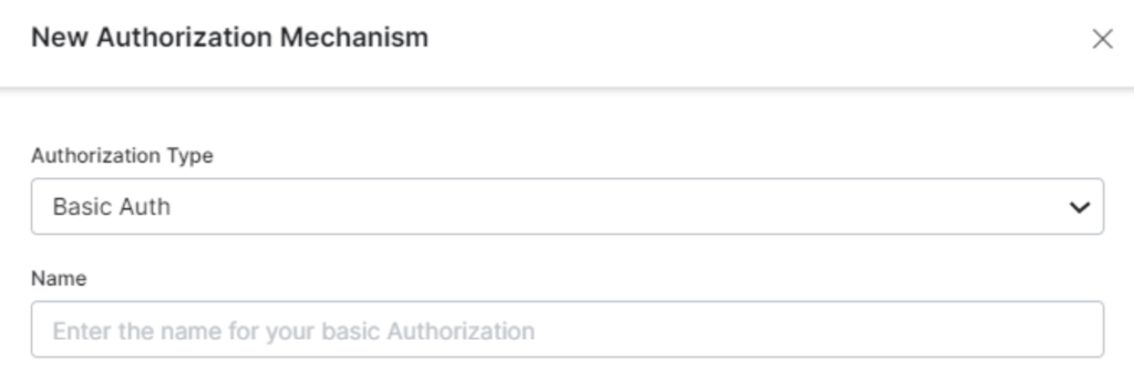 Auth Name and Type